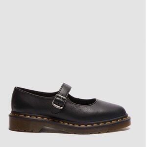 Dr. Martens Elphie Black Leather Mary Jane Shoes Size 7